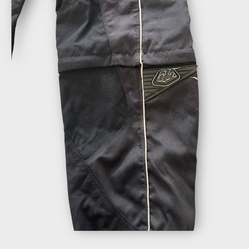 Troy Lee Designs REV Motocross Riding Pants Mens 38 Black Mesh Lined MX ATV